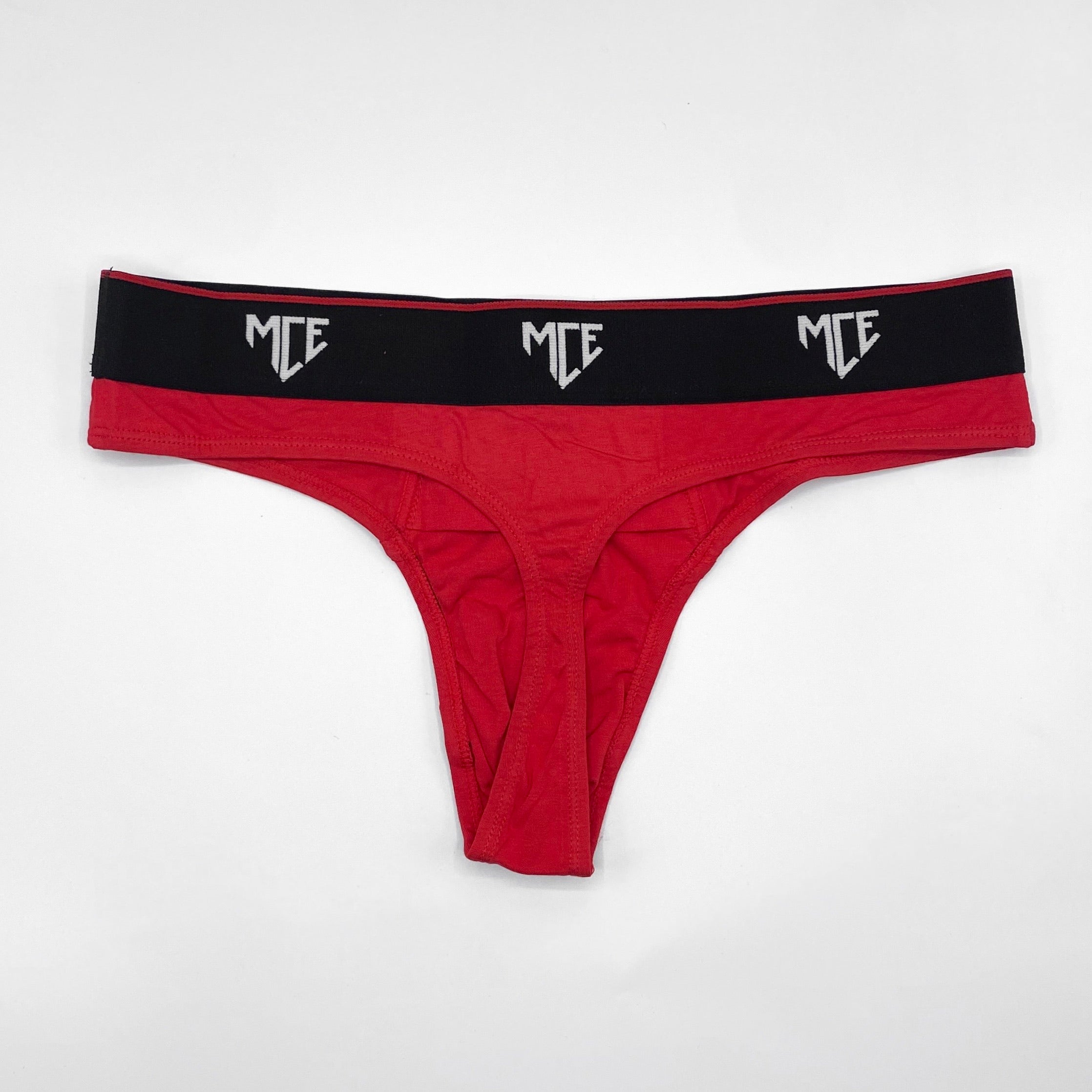 red MCE jersey thong