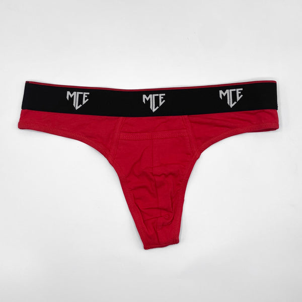 red MCE jersey thong