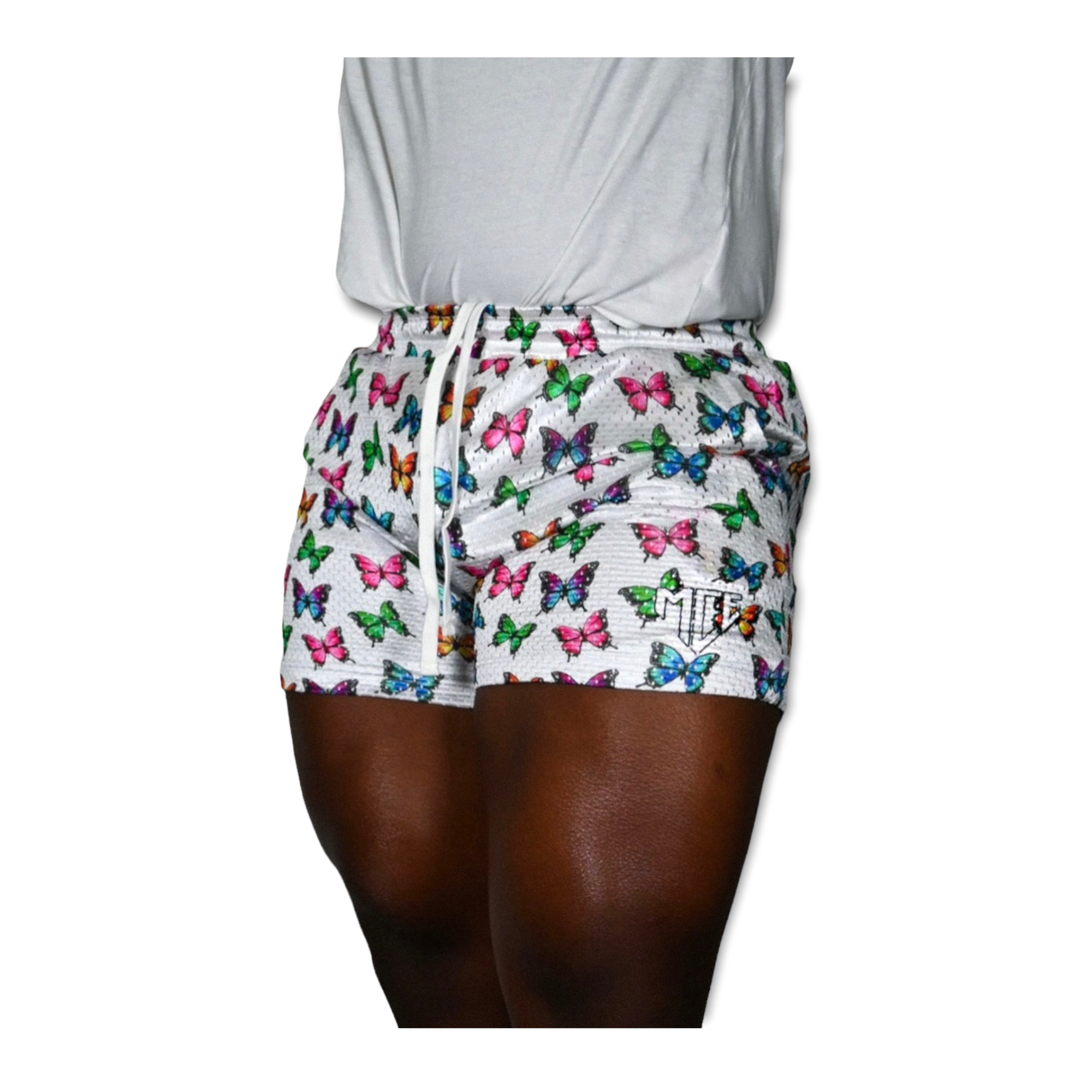 Butterfly effect mesh MCE shorts