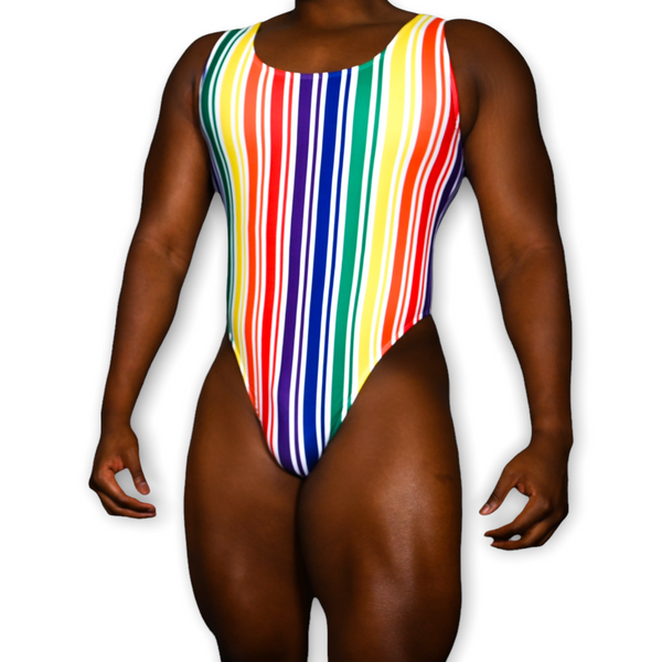 pride stripes bodysuit