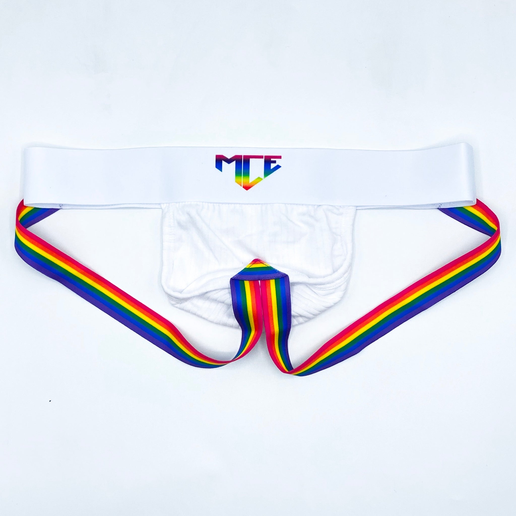 Rainbow stripe MCE Jock – MCE Creations