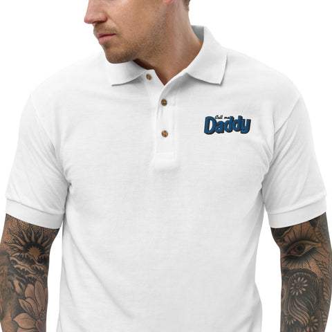 Call me Daddy Embroidered Polo Shirt