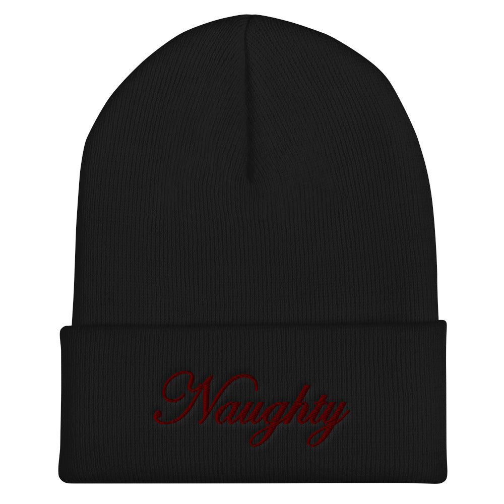 Naughty Cuffed Beanie - MCE Creations