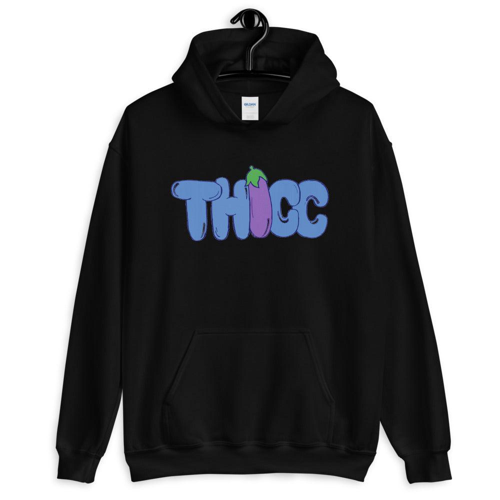 Thicc eggplant Unisex Hoodie