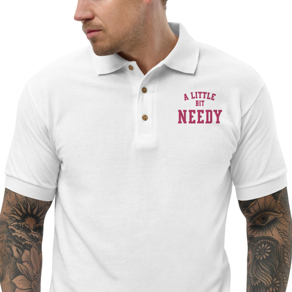 NEEDY Embroidered Polo Shirt