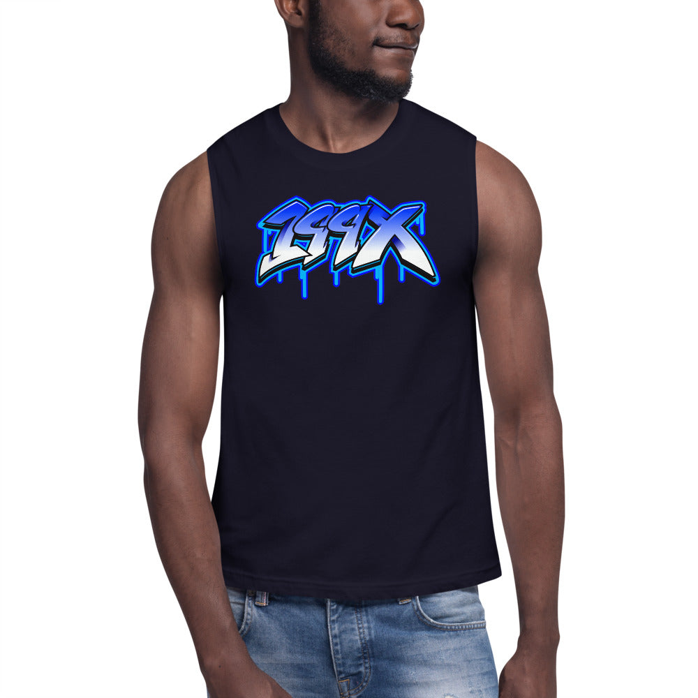 199X blue Muscle Tee