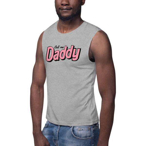 Call me Daddy pink Muscle Tee