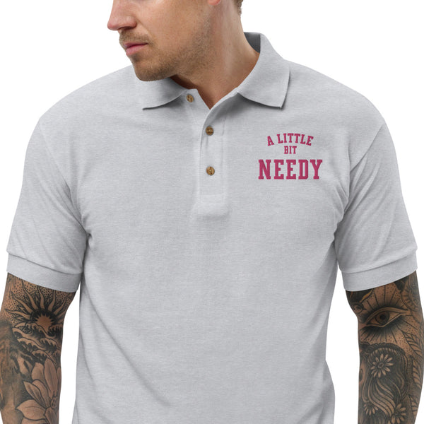 NEEDY Embroidered Polo Shirt