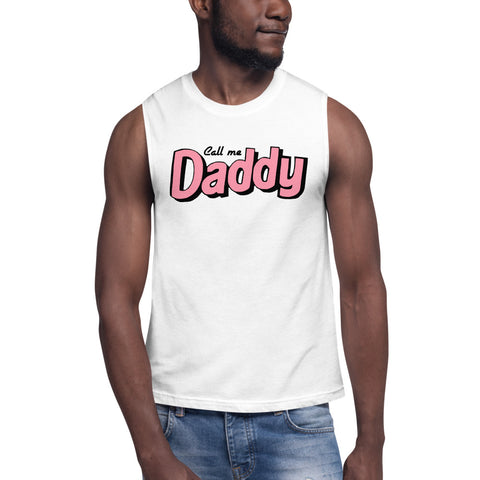 Call me Daddy pink Muscle Tee