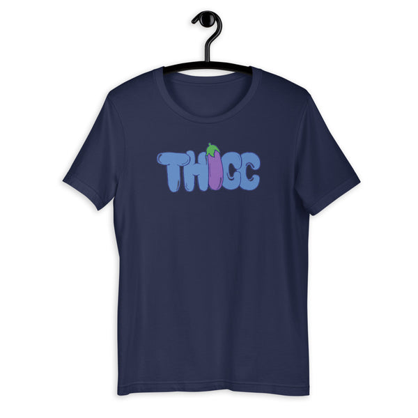 Thicc eggplant Short-Sleeve Unisex T-Shirt