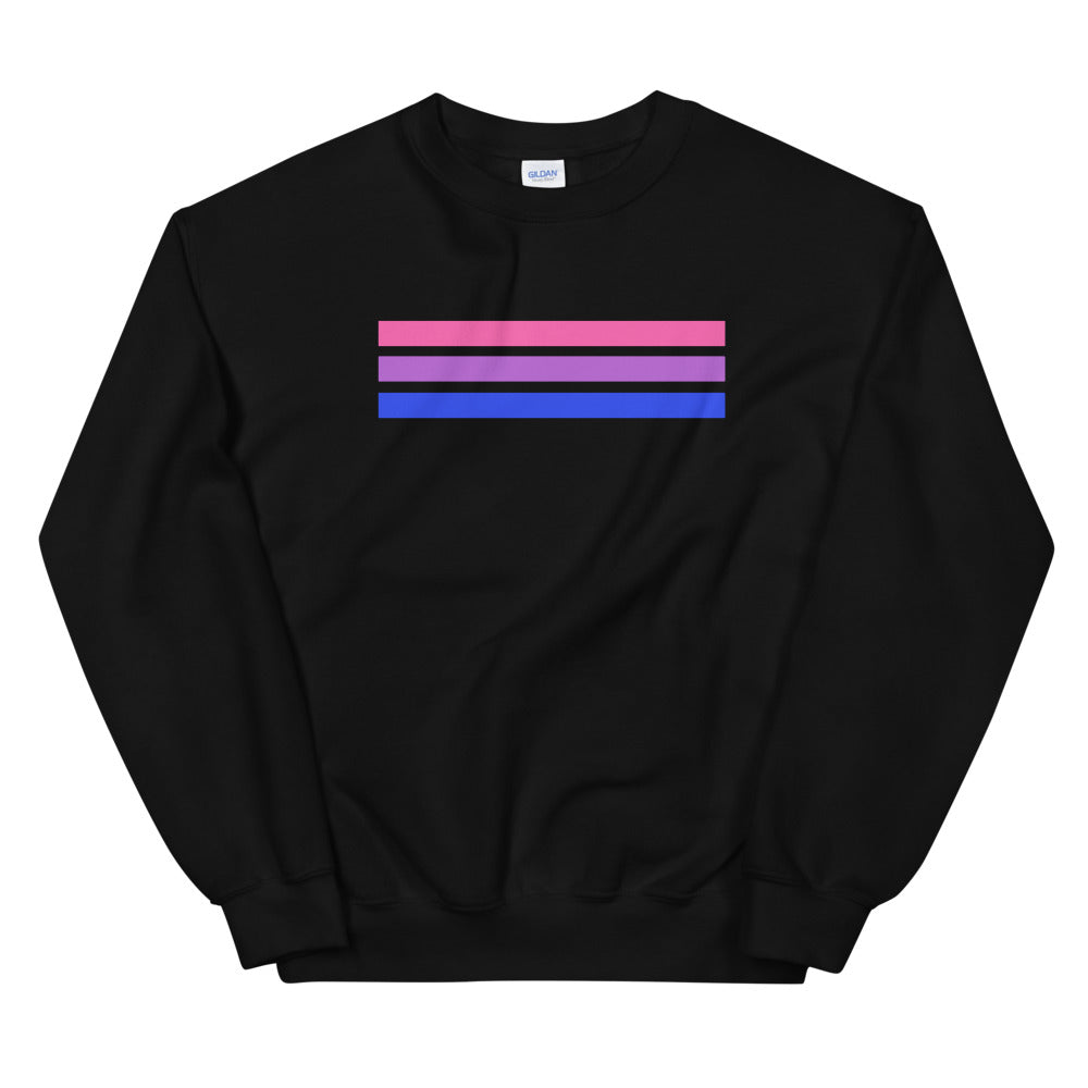 bi pride flag Unisex Sweatshirt