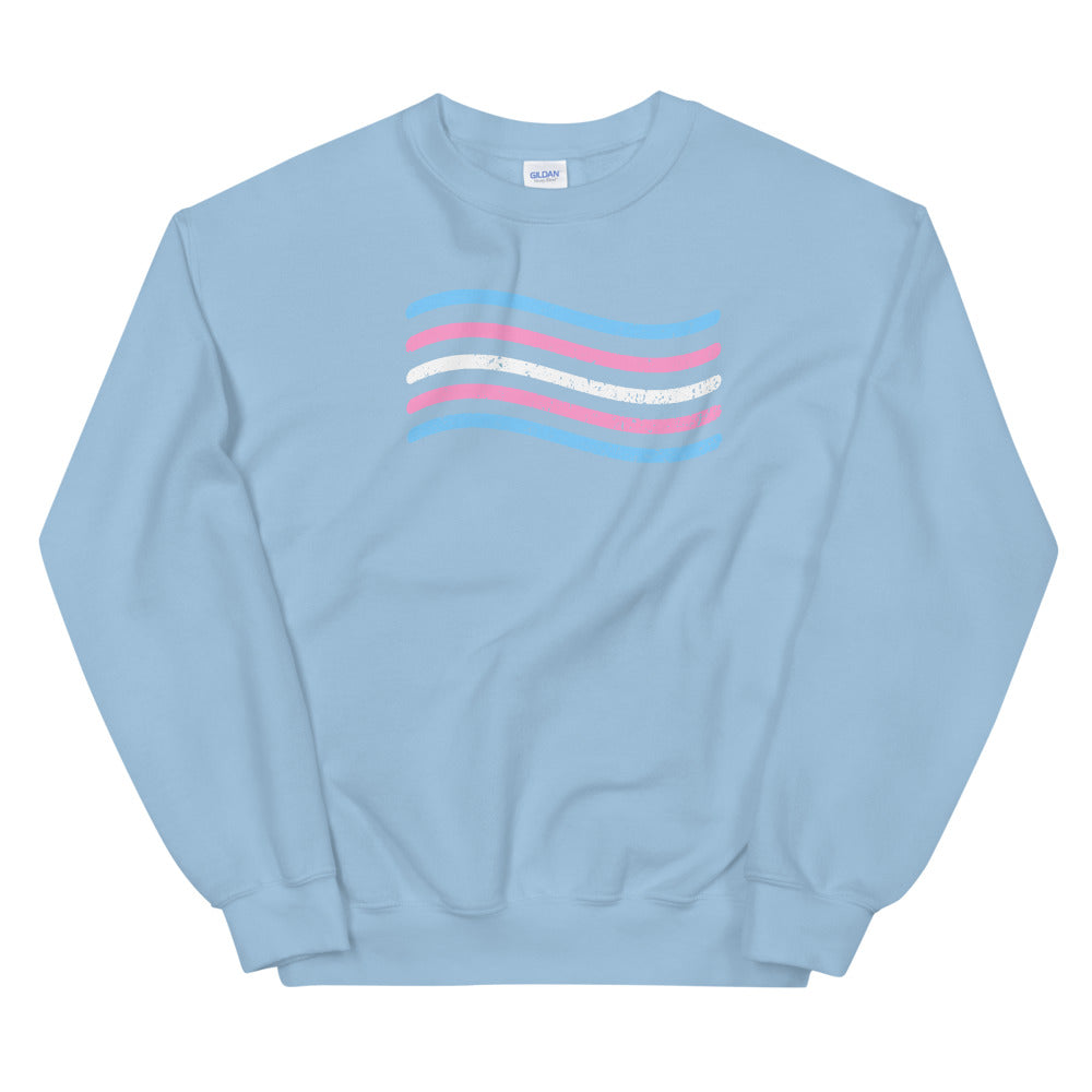 Trans flag Unisex Sweatshirt