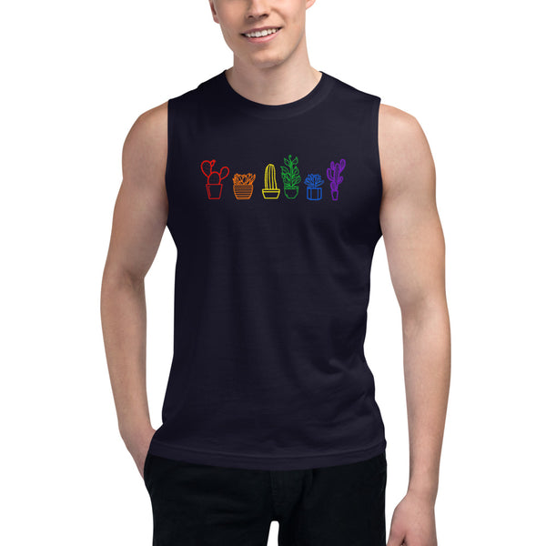 Plant gay Muscle tee