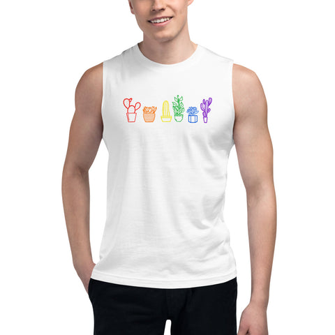 Plant gay Muscle tee