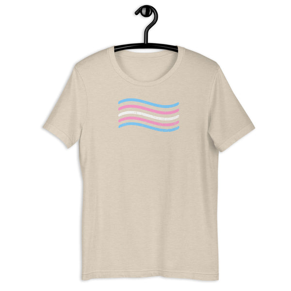 Trans flag Short-Sleeve Unisex T-Shirt