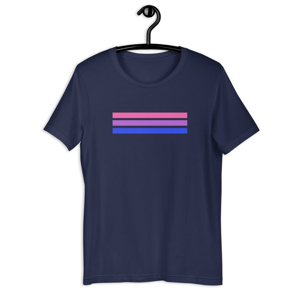 bi pride flag Short-Sleeve Unisex T-Shirt