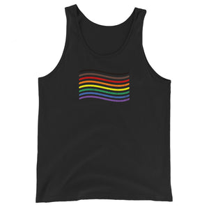 gay pride flag Unisex Tank Top